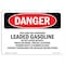 Signmission OSHA Sign, 7" Height, 10" Width, Rigid Plastic, Contained Leaded Gasoline Do Not Enter, Landscape OS-DS-P-710-L-1274 - alternate 1